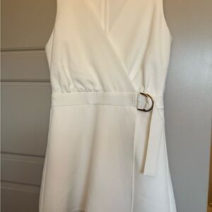 Lulus White Wrap skort